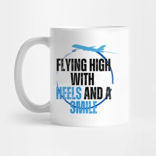 Flight attendant or cabin crew white T Shirt Mug